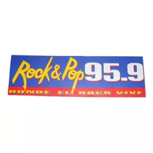 Calcomania Rock & Pop 95.9 Año 2000 - Donde El Rock Vive