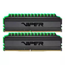 Patriot Viper 4 Blackout 16gb (2x8gb) 4000mhz Cl 19 Ddr4 Kit