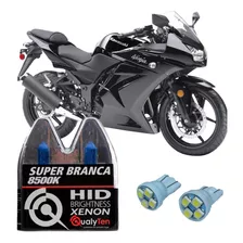 Kawasaki Ninja 250/300 2012/2015 Kit Lampada Super Branca 