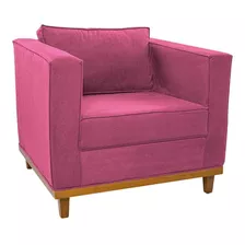 Poltrona Decorativa Europa Corano Pink Adj Decor