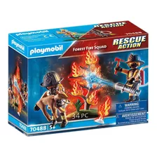 70488 Playmobil Escuadrón De Bomberos Incendios Forestales