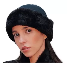 Gorro Feminino Touca Pelúcia Inverno Região De Clima Frio