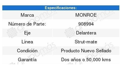 2 Bases De Amortiguador Monroe Mazda 6 2009 2010 2011 2012 Foto 2