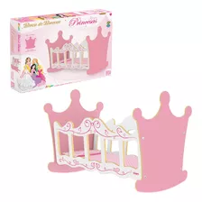 Berço Para Bonecas Que Balança Princesas Madeira Infantil 