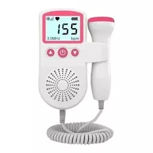 Monitor Fetal Doppler Ultrassom Frequência Cardíaca Bebê Cor Branco