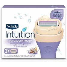 Schick Intuicion Pura Alimentacion Coco De Afeitar Refill 