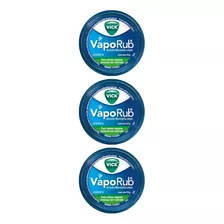 3pz Vick Vaporub Lata 12g Unguento Mentol Eucalipto Alcanfor