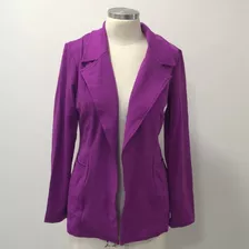 Blazer Curto Feminino Acinturado Com Bolso Ref.mini Lara