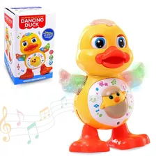 Pato Dançante Brinquedo Musical Dança Anda Mexe Luz E Som