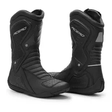 Bota Motociclista Couro Animal Speed Cano Alto C Proteções 