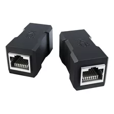 Acoplador 2× Rj45 Con Blindaje Adicional: Conector De Cable 