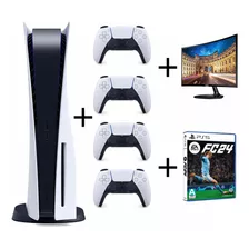 Playstation 5 + 4 Mandos+ Monitor 24''+ Ea Fc 24