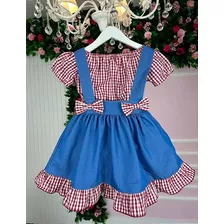 Vestido De Festa Junina Caipira São João Infantil Lindo