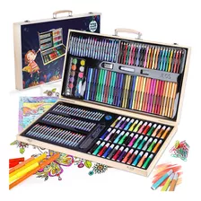 Colores Lápices Kit Dibujo 228pcs, Set De Arte Profesional