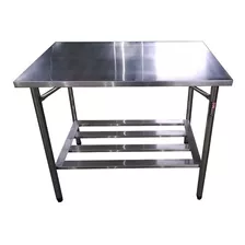 Mesa De Inox 100% Inox 60x60x85 Sob Medida Promoção