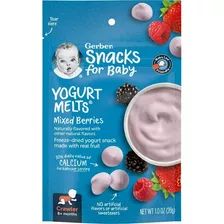 Gerber Yogurt Melts Mixed Berries Cereal Bebe