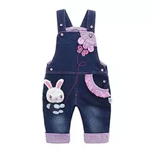 Overol Para Bebe Kidscool Con Diseño De Conejo Casual Soft