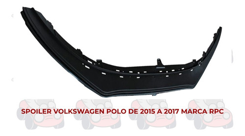 Spoiler Volkswagen Polo 2015-15-2016-16-2017-17 Ore Foto 2