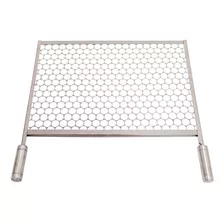 Grelha Moeda De Inox, Tamanho: 53x50 Cm, Para Churrascos, 