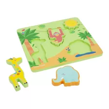 Puzzle De Madera Para Niños Diseño Safari Sunnylife