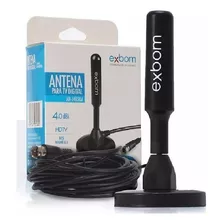 Antena Digital Amplificada Exbom Hdtv Uhf Vhf