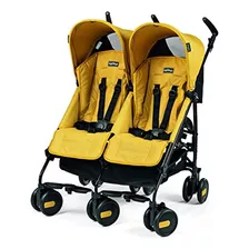 Peg Perego Pliko Mini Twin Cochecito De Bebé, Mod Amarillo