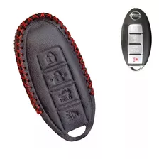 Funda Llave Piel Nissan Versa Sentra Altima Maxima 4 Botones