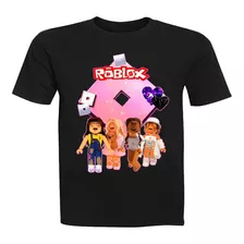 Poleras Roblox Niñas, Mujer, 100% Algodón Premium 