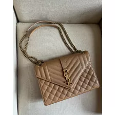 Bolsa Saint Laurent Envelope Camel Nueva