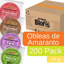 Obleas De Amaranto Sin Azucar 200 Paquetes 60gr Marca Blofis