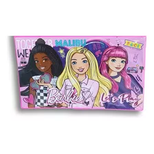 Maleta Pintura Infantil 86 Peças Canetinhas Giz Lápis Barbie