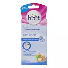 Folhas Para Depilação Facial Veet 12 Unidades