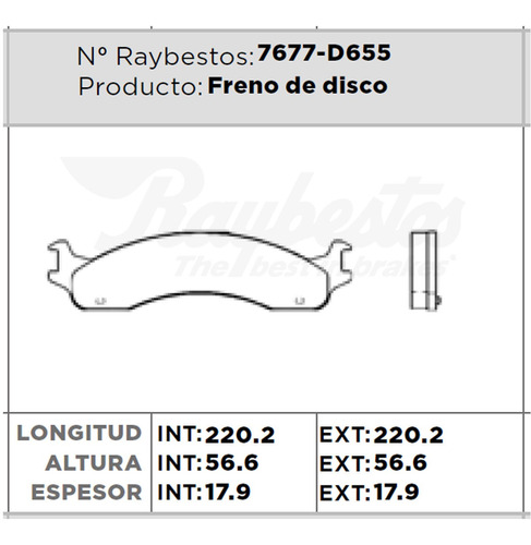 Balatas Delanteras Dodge Ram Maxiwagon / Van / Wagon 98-02 Foto 2