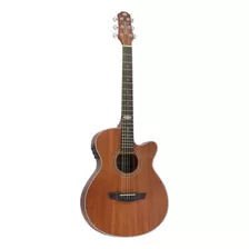 Violão Eletroacústica Strinberg Black Sa200c Para Destros Mahogany Louro Indiano