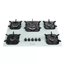 Fogão Cooktop Gás Mueller Cooktop 5 Bocas Branco 127v/220v