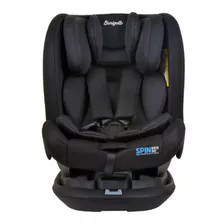 Cadeira Infantil Para Carro Isofix Preta/cinza - Spin Cor Preta