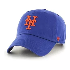 Mlb New York Mets '47 Clean Up Ajustable Del Sombrero, Real,