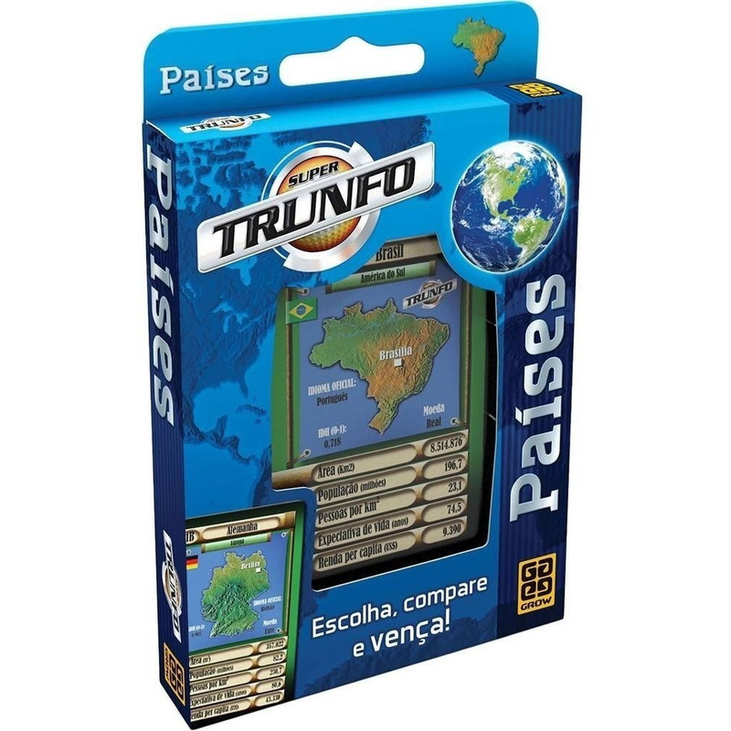 Super Trunfo Grow Aviões de Caça - Código: 00211 - Acervo Barilove