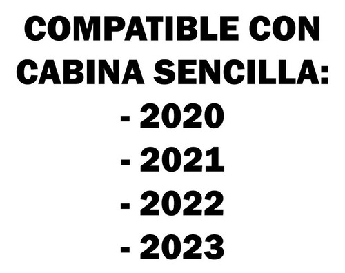 Lona Capota Keko Saveiro Cabina Sencilla 2020 2021 2022 2023 Foto 5