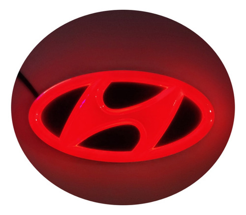 Luz Led Con Logotipo De Hyundai Coche Con Emblema Genial Foto 6