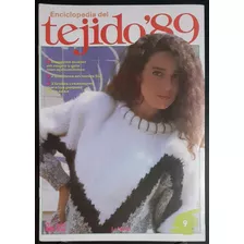 Revista Tejido, Elegante Suéter Negro Gris Con Aplicaciones.