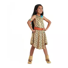 Vestido Princesa Pocahonta Original Da Loja Disney