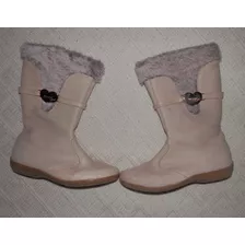 Botas Niña Ortopé Cuero Y Piel-talle 32