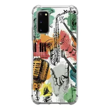 Case Música Grafite - Samsung: A72