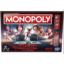 Jogo De Tabuleiro Monopoly Stranger Things Inglês Aberto