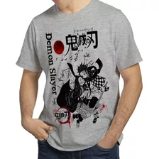 Blusa Kimetsu Yaiba Tangiro Nezuko Anime Desenho Promoção