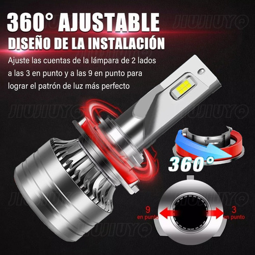 Kit Faros Led 9005 H11 40000lm Para Dodge Alta/baja Foto 5