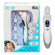 Aspirador Nasal Eletr 6 Niveis De Suc Elétrico Bebê 