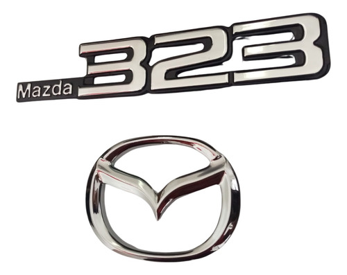 Emblemas Para Mazda 323 Plaqueta 323  Y Logo Mazda.  Foto 3