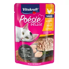 Vitakraft Alimento Poesi Delice Gato, Sabor Pollo 85gr